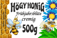 Frühjahrshonig Etikett